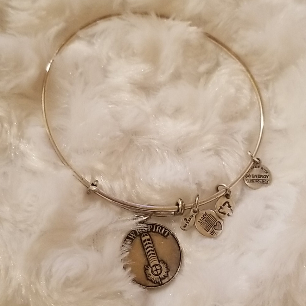 Alex and Ani Hawk Spirit Charm Bangle